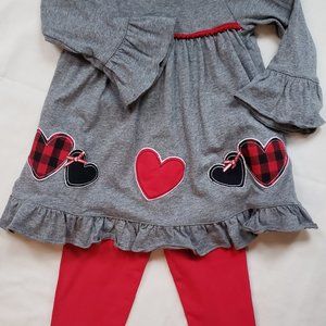 Good lad Girls Two-piece Outfit Hearts
